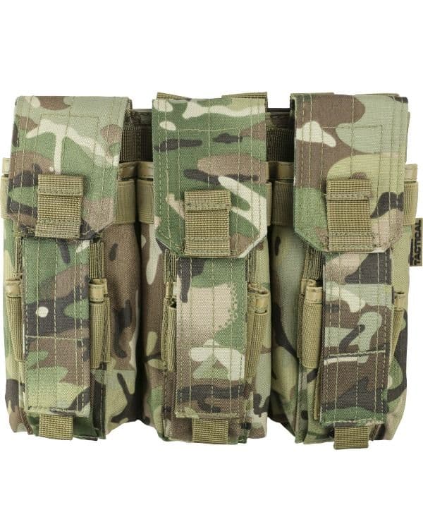 Kombat UK Triple Mag Pouch with Pistol Mag - BTP