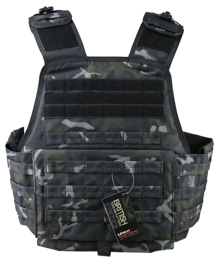 Kombat UK Viking Molle Battle Platform Tactical Vest - BTP Black