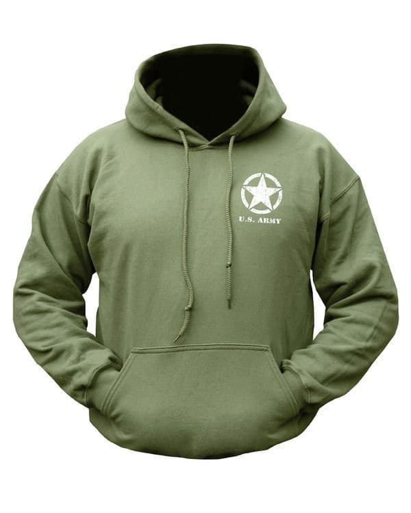 Kombat UK Willys Jeep Graphic Crew Sweatshirt in Olive Green