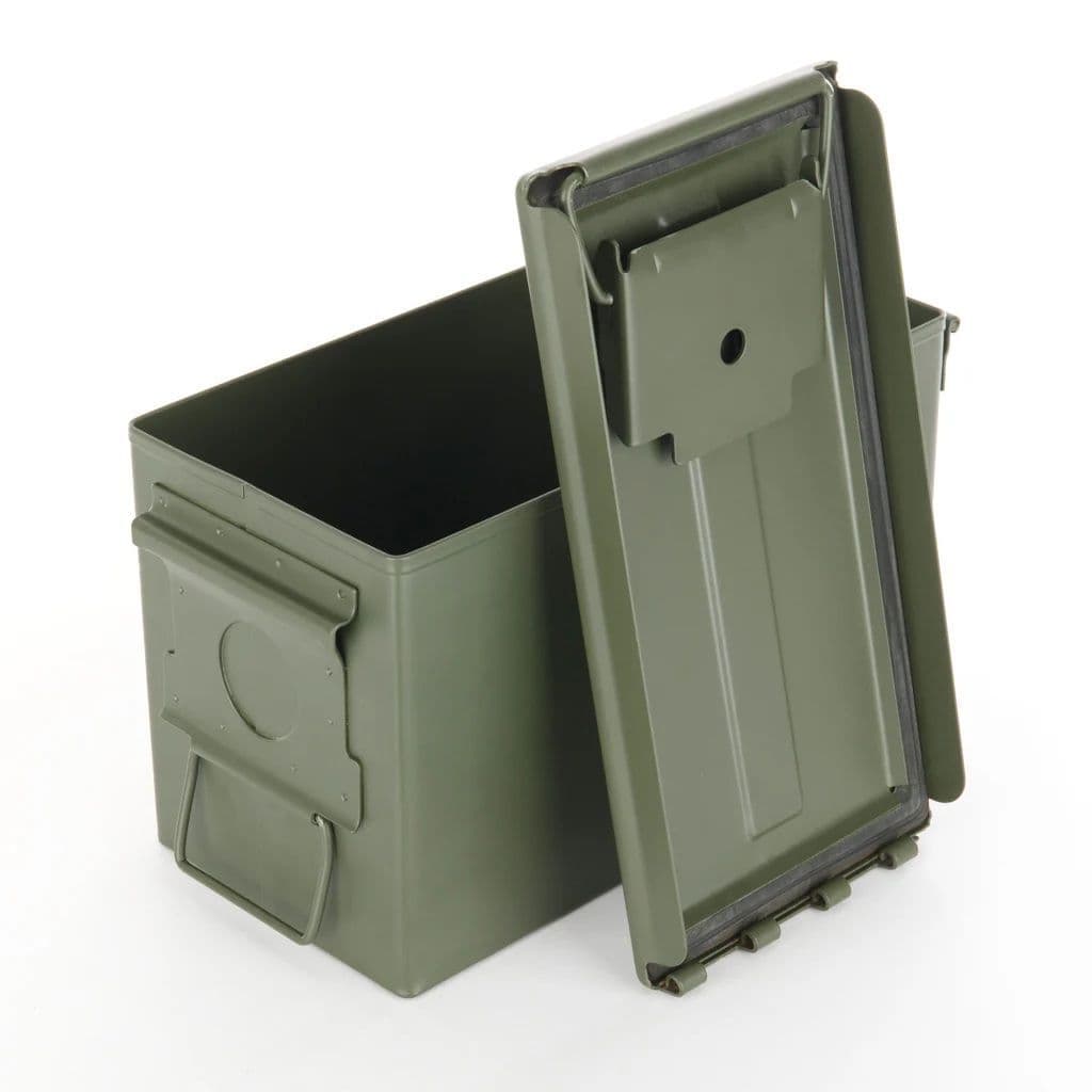 Military M2A1 50 Cal Metal Ammo Box - Brand New - Ammo Box Deal