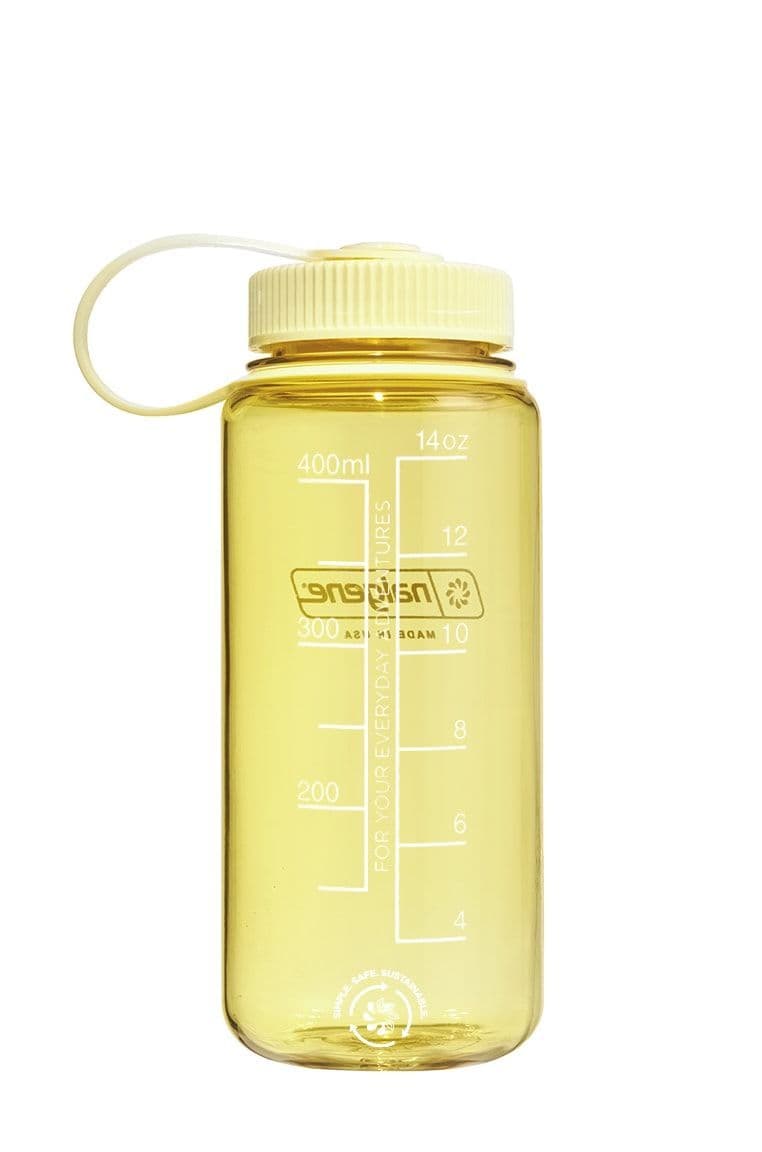Nalgene 16oz / 0.5L Wide Mouth Sustain Water Bottle - Monochrome Butter
