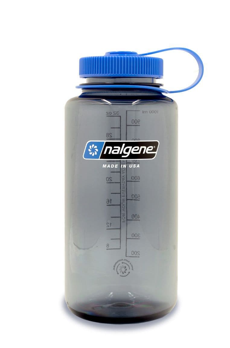 Nalgene 32oz / 1L Wide Mouth Sustain Water Bottle - Grey