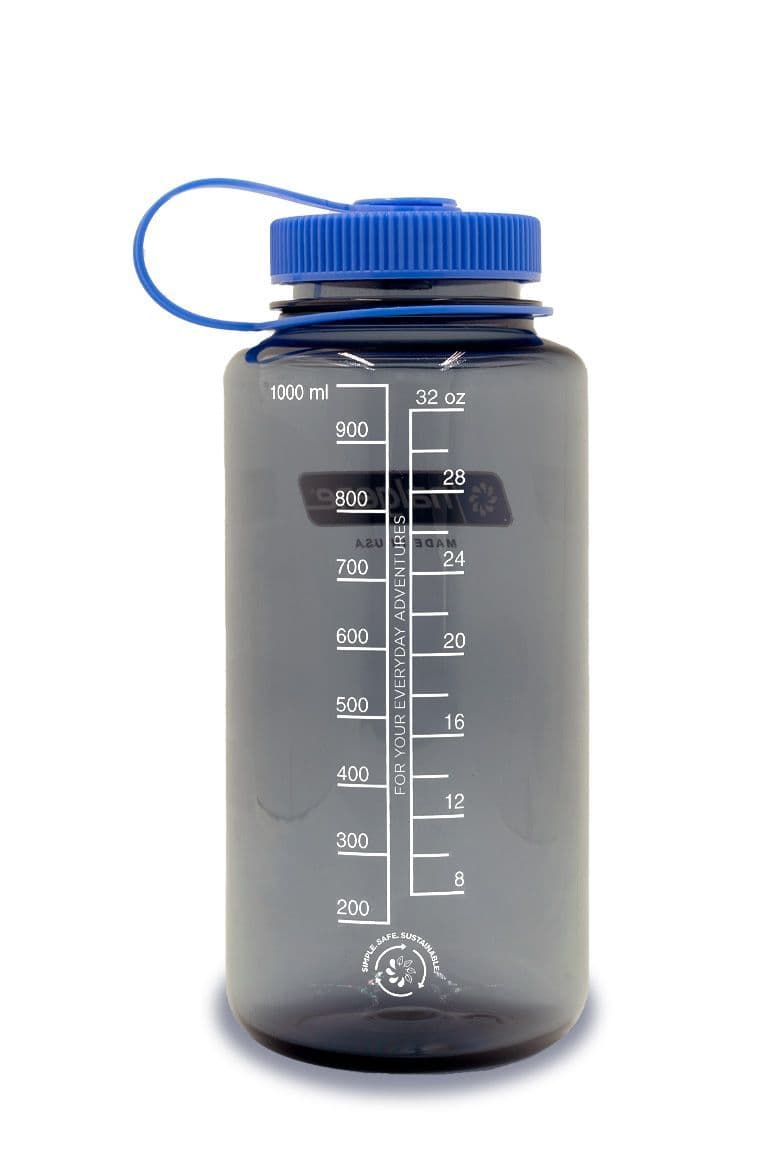 Nalgene 32oz / 1L Wide Mouth Sustain Water Bottle - Grey