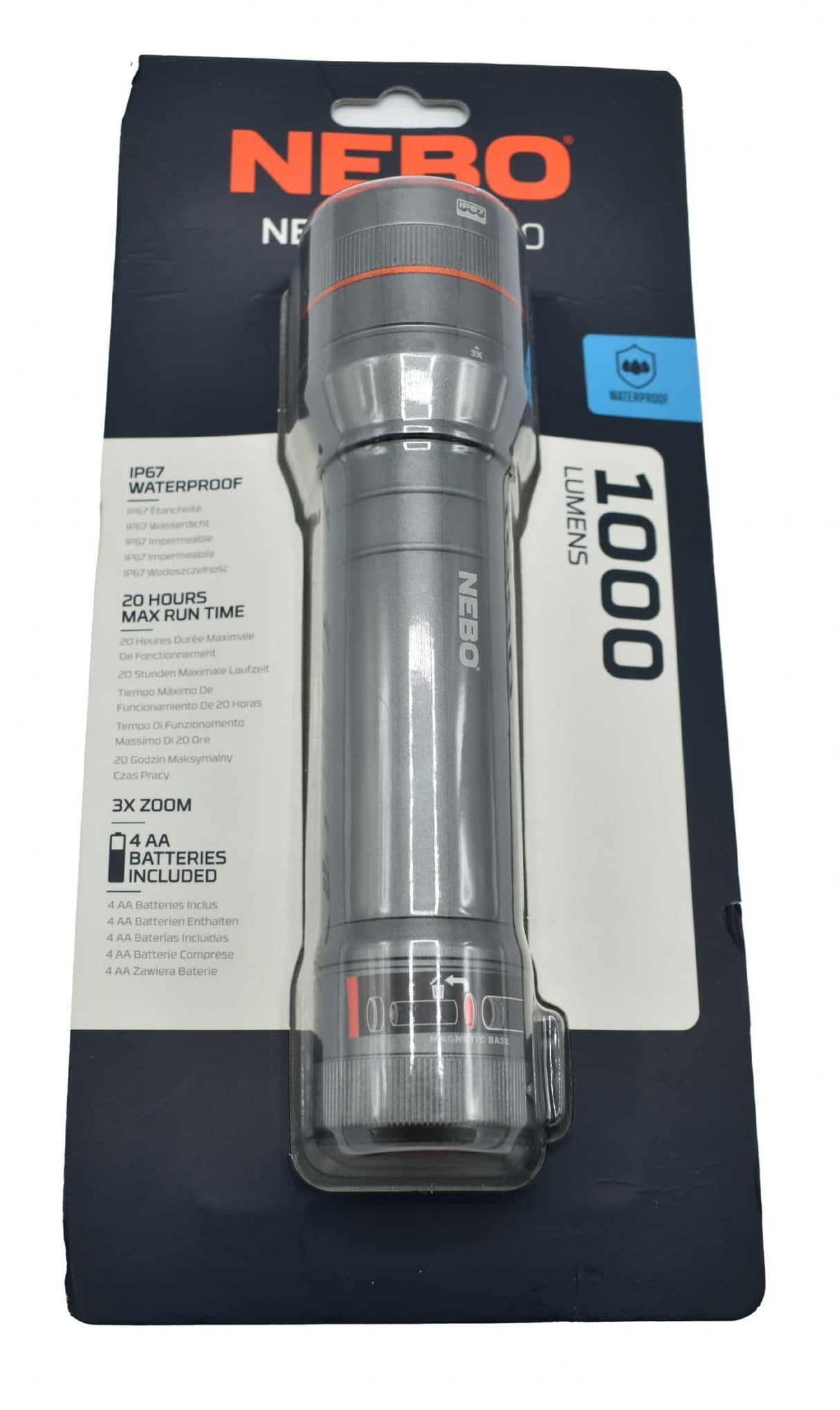 Nebo Newton 1000 Lumen AA Handheld Flashlight