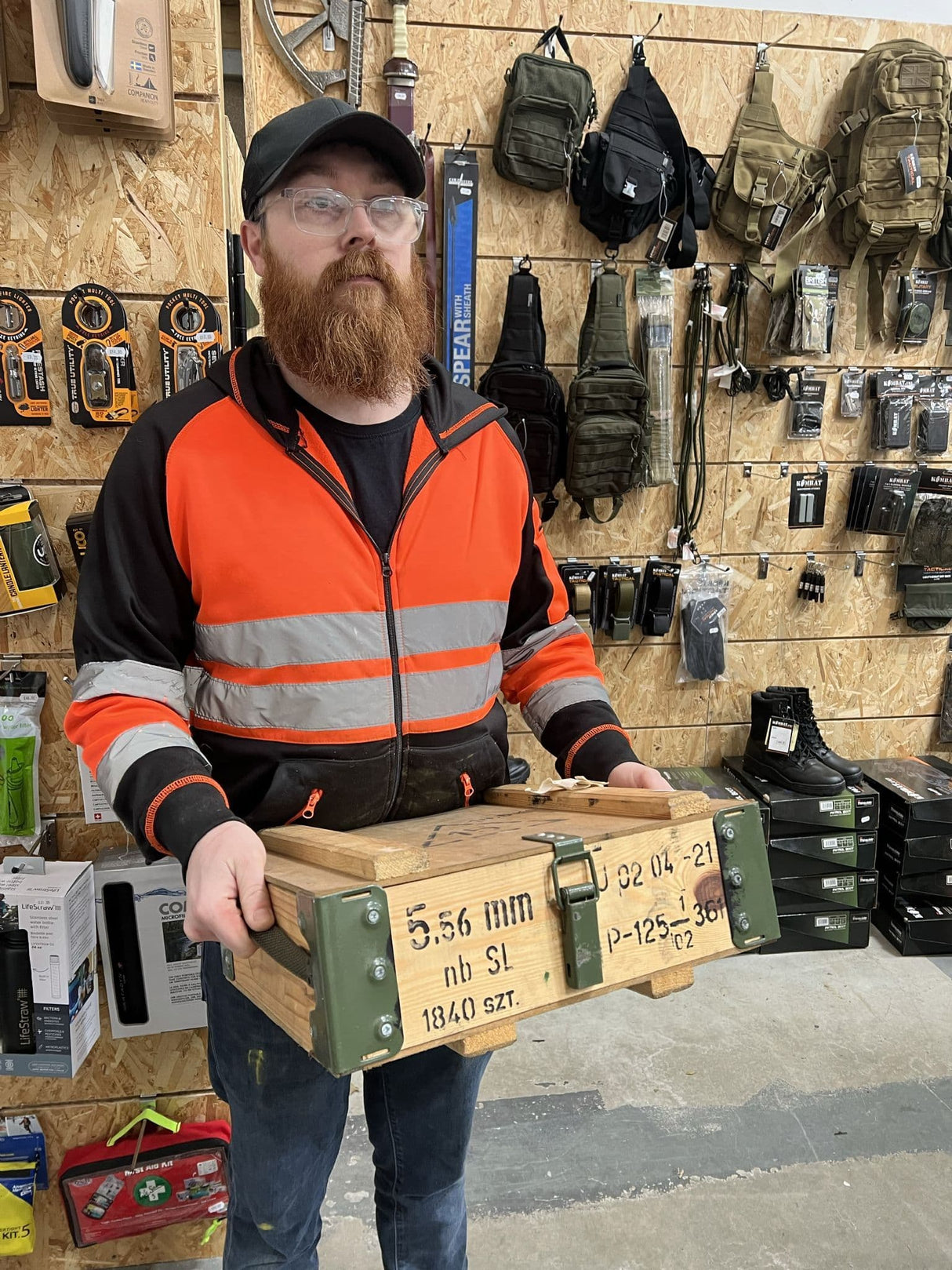 Polish AK47 Wooden Ammunition Box