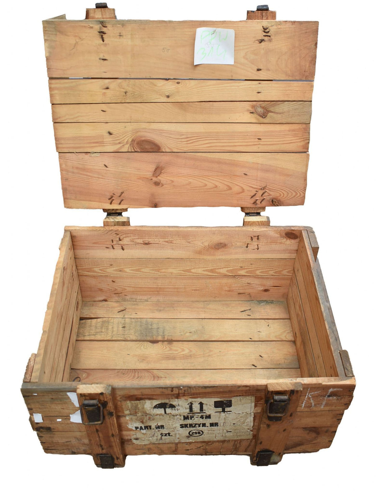 Polish Military MP4 Gas Mask Wooden Box