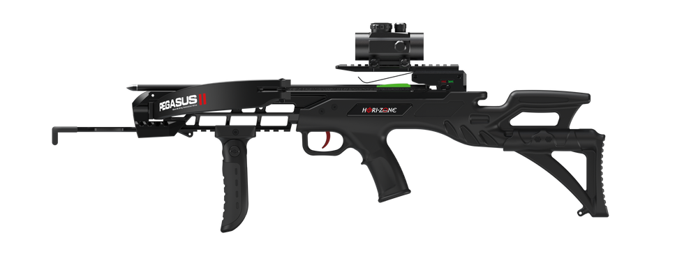 Hori-Zone Pegasus 2 Deluxe 175lb Recurve Crossbow Kit - Black