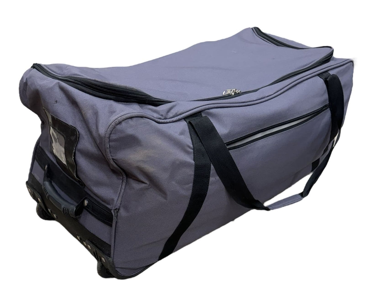 Riot Police XXL Black Wheeled Holdall - Grey
