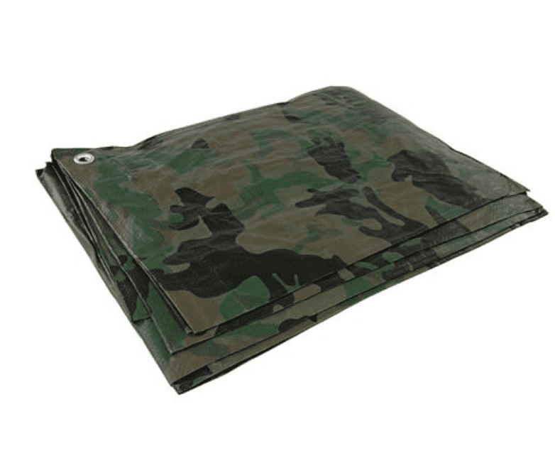 Silverline Camouflage Tarp - 2.4 x 3m