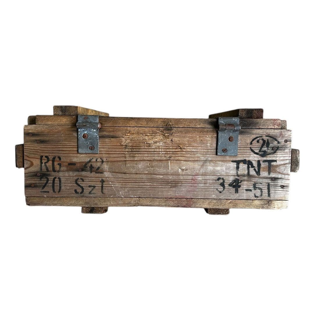 Soviet Wooden Explosive Ammo Box Crates