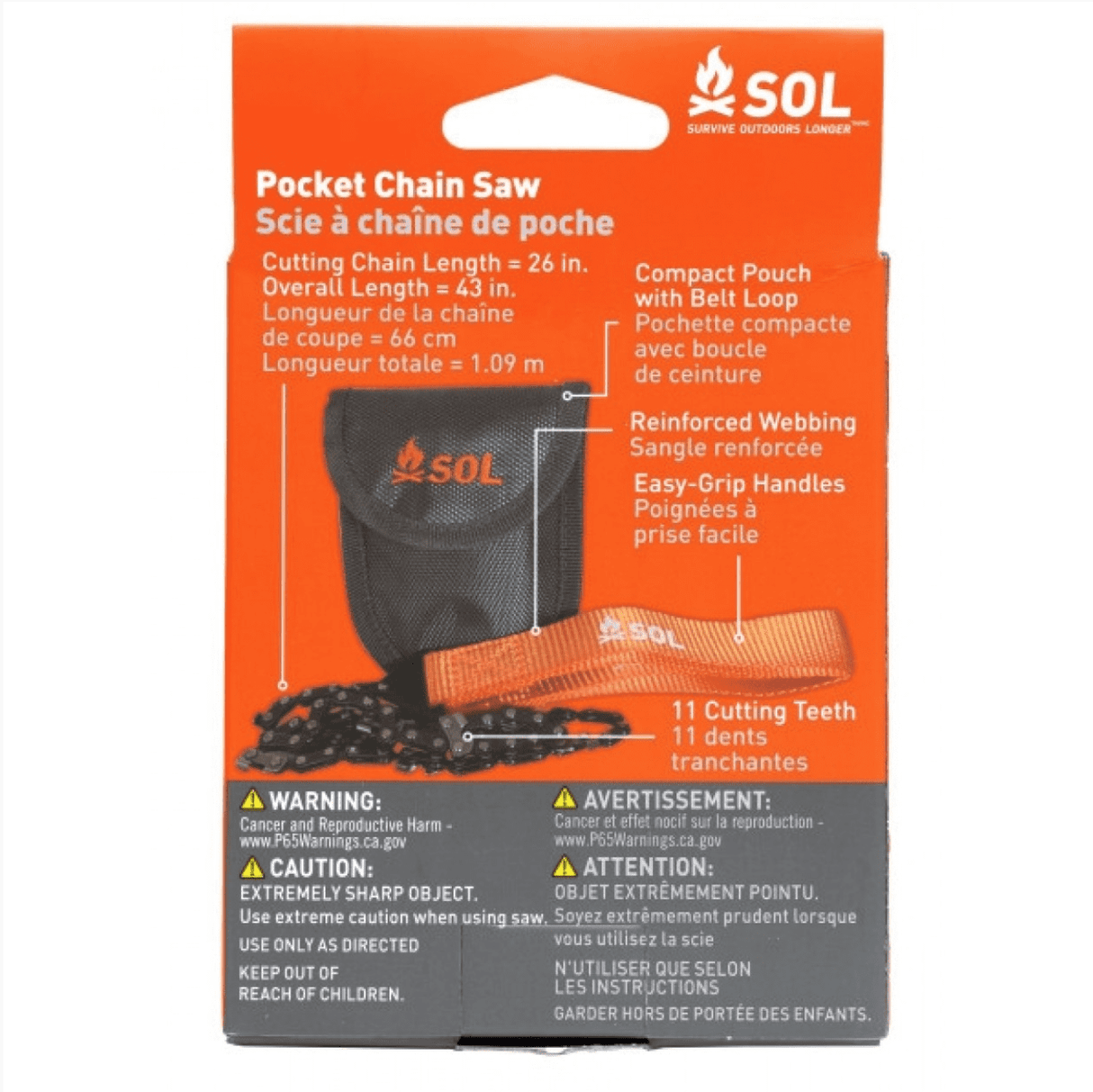 Survive Outdoors Longer Pocket Chain Saw