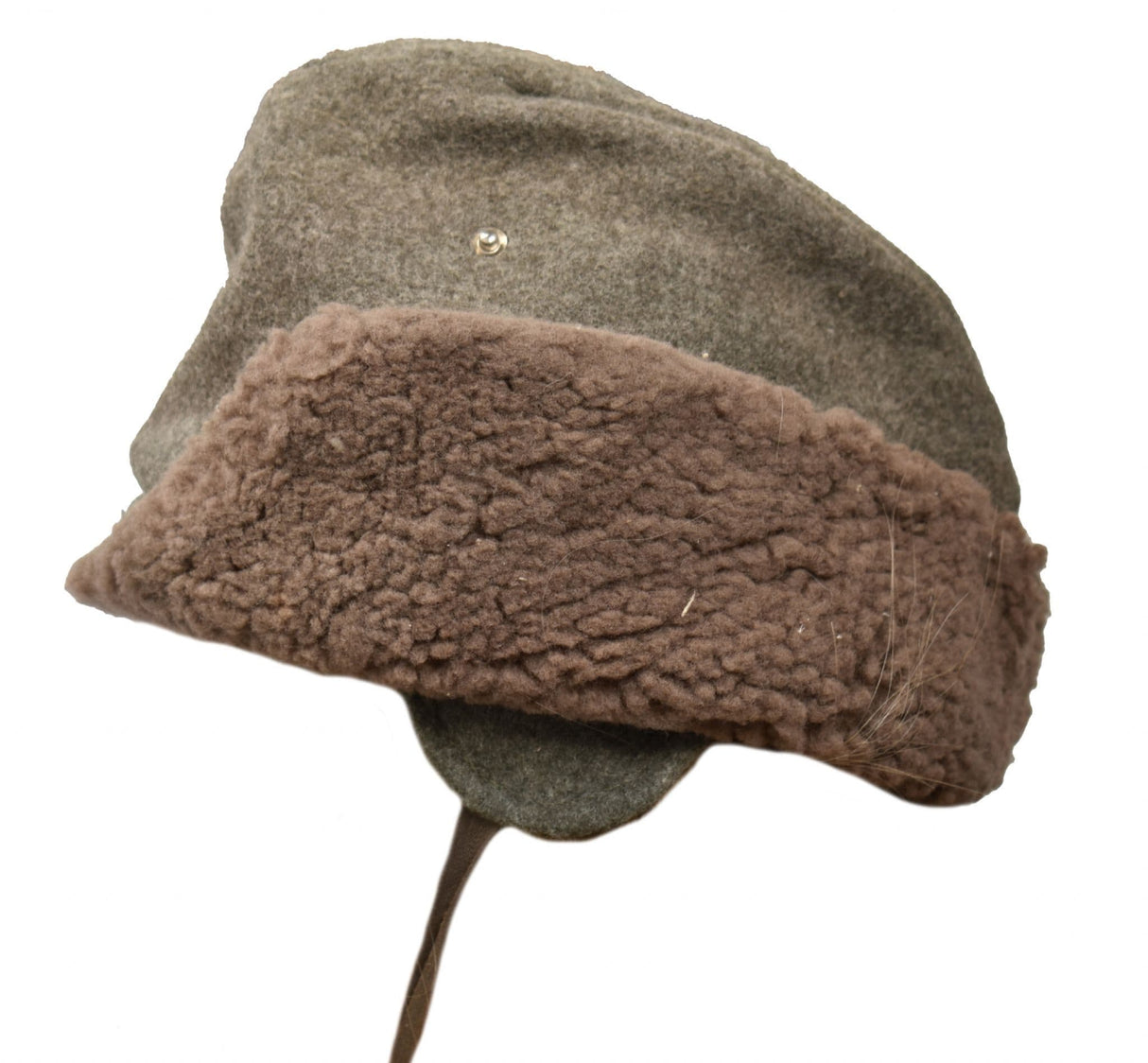 Swedish Military M43 Faux Fur Winter Hat
