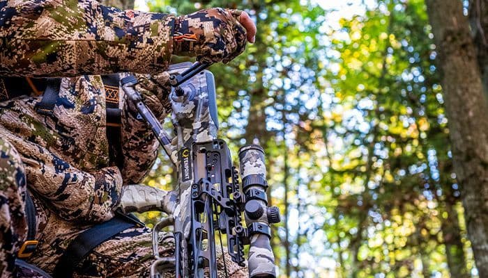 Tenpoint TurboX ACUSlide Compound Crossbow Rangefinder Package in Moss Green