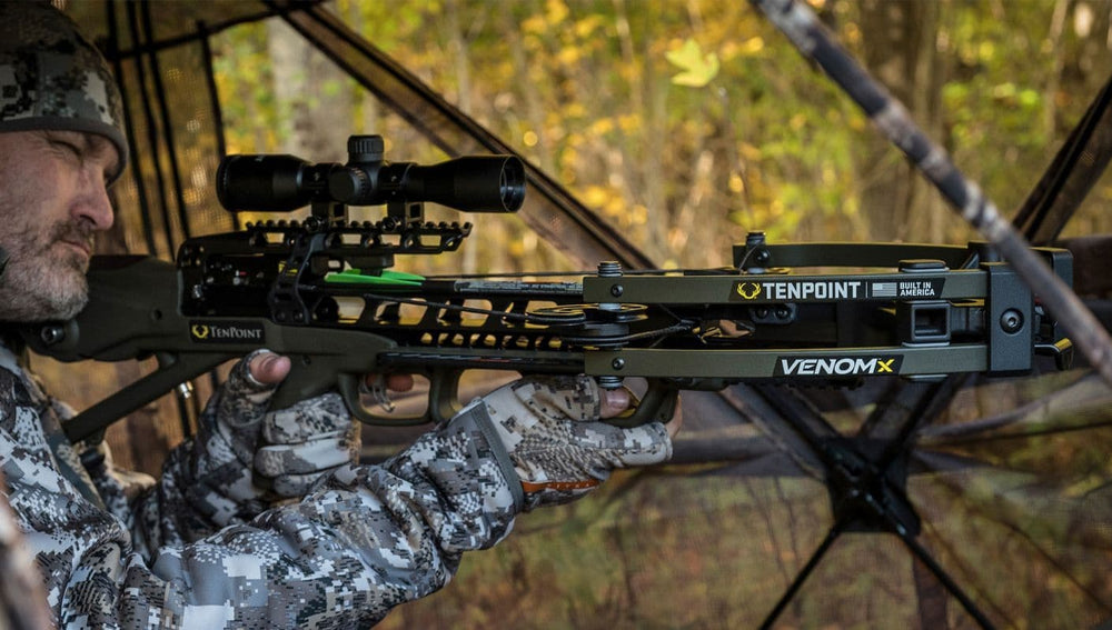 Tenpoint VenomX ACUSlide Compound Crossbow Package in Moss Green