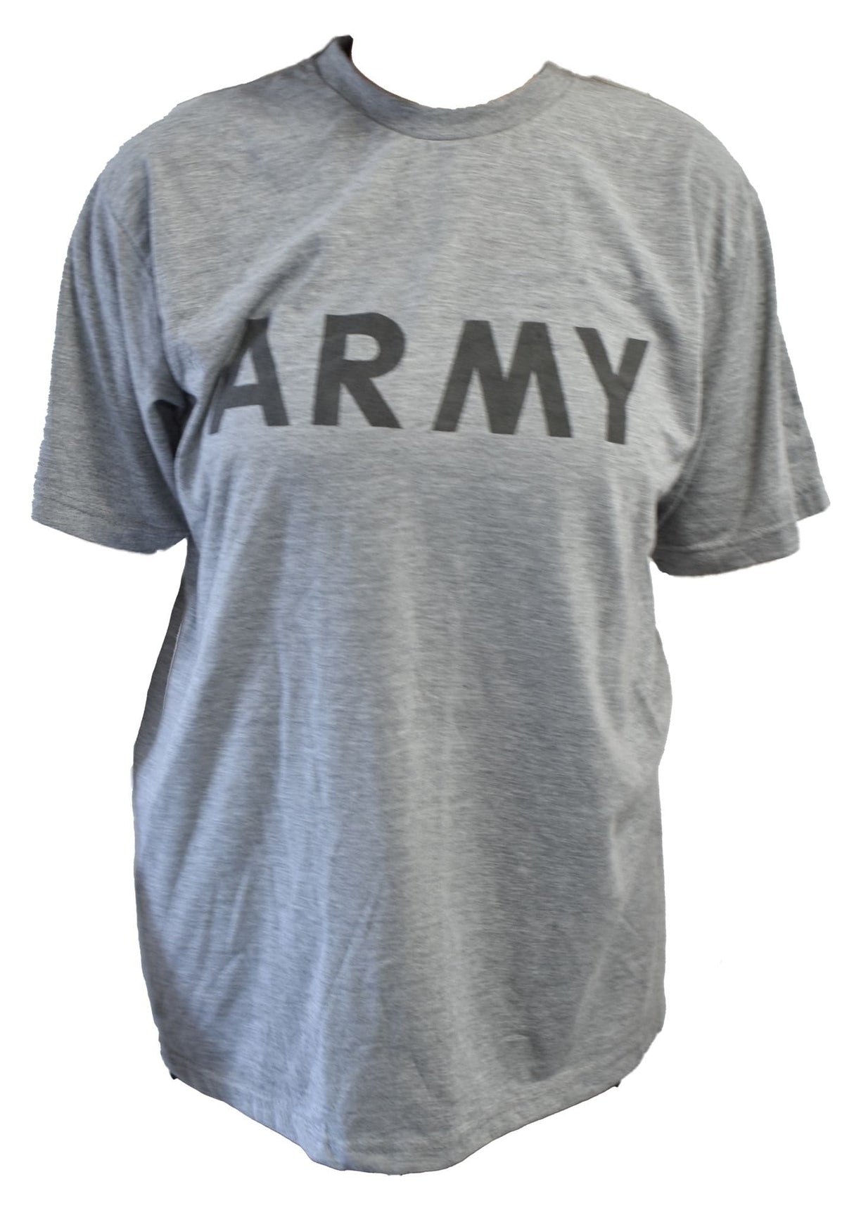 US Army Grey Short Sleeve Fitness T-Shirt