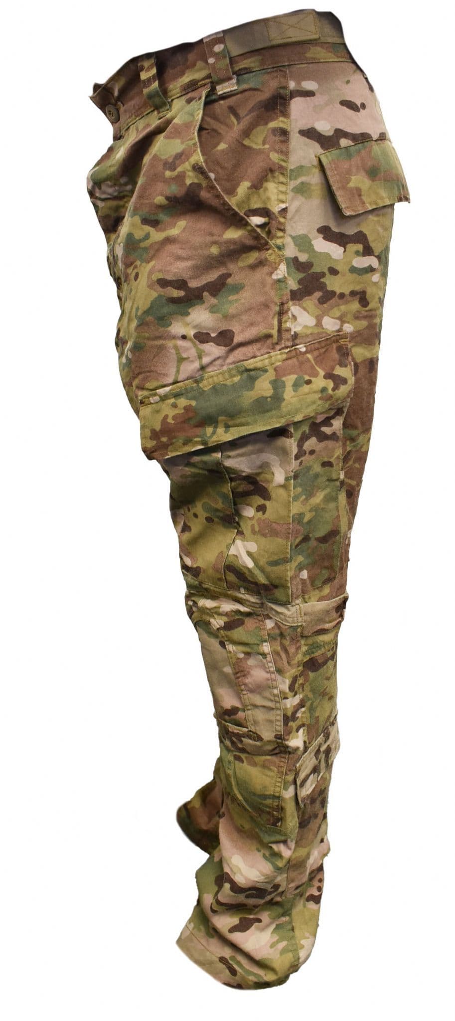 US Military ACU Multicam OCP Ripstop Trousers With Knee Pad Area