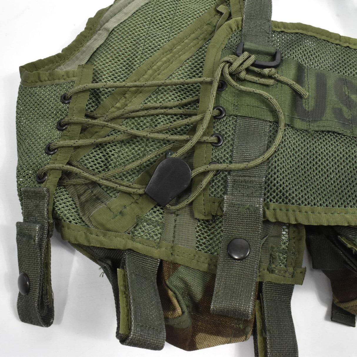 US Webbing Tactical Load Bearing DPM Vest