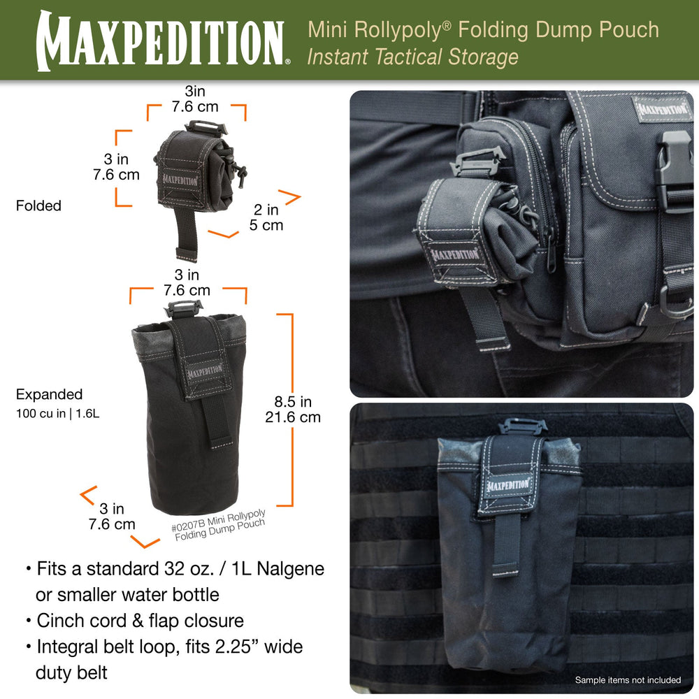 Maxpedition Mini ROLLYPOLY Foliage Green Dump Pouch