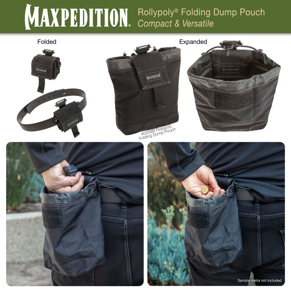 Maxpedition ROLLYPOLY Green Folding Dump Pouch