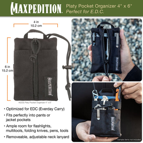 Maxpedition Platy Multicam Pocket Organiser 4" x 6"