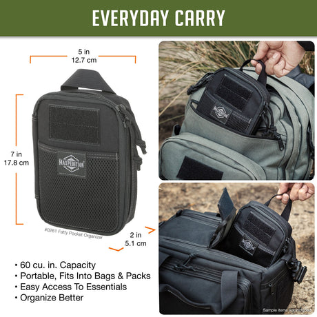 Maxpedition Fatty Black Pocket Organiser