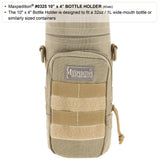 Maxpedition 10" x 4" Black Bottle Holder