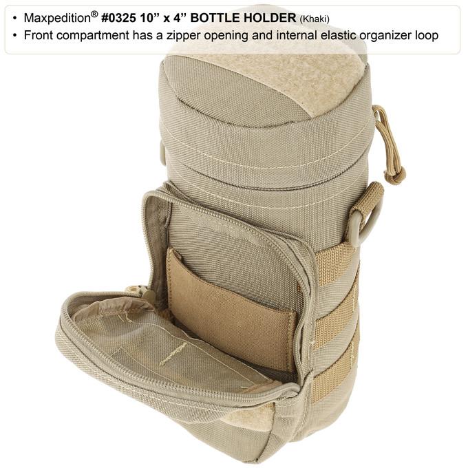 Maxpedition 10" x 4" Khaki Bottle Holder