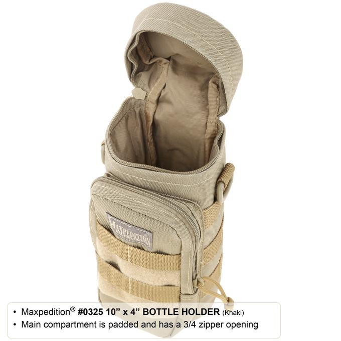 Maxpedition 10" x 4" Khaki Bottle Holder