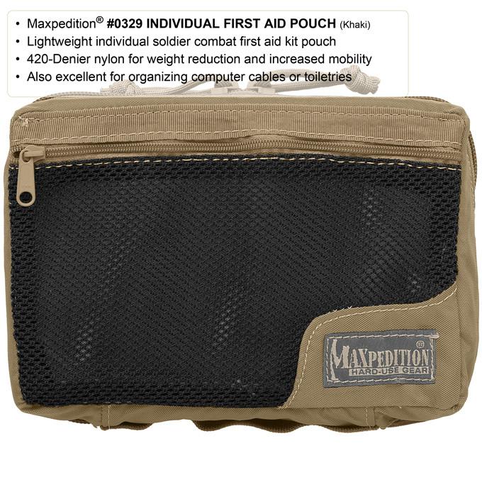 Maxpedition Individual Black First Aid Pouch