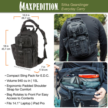 Maxpedition Sitka Wolf Grey Gearslinger
