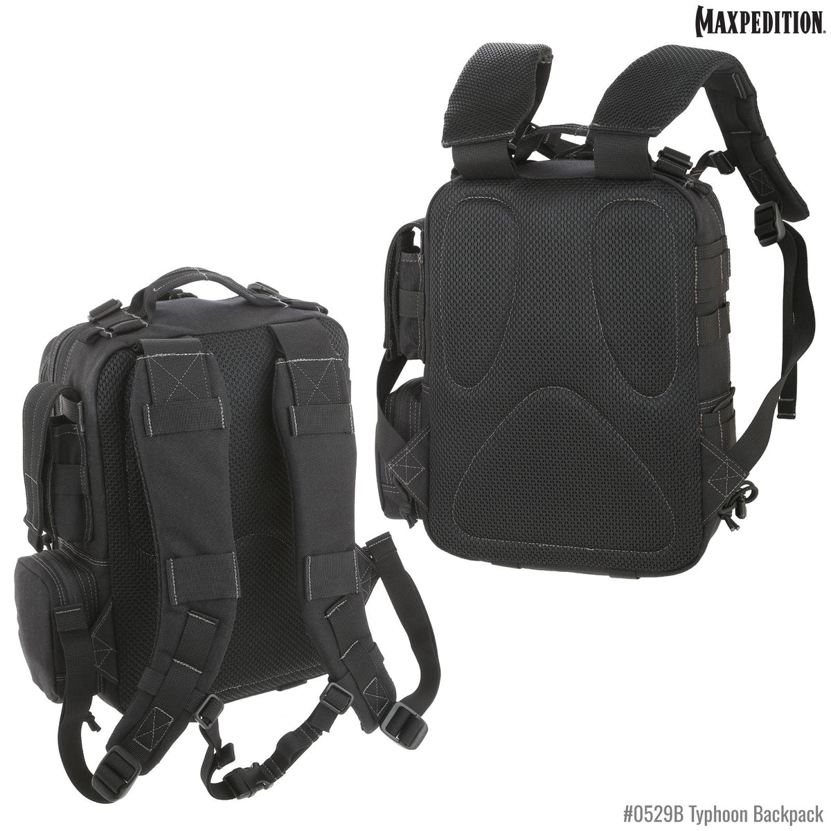 Maxpedition Typhoon Black Backpack 13L