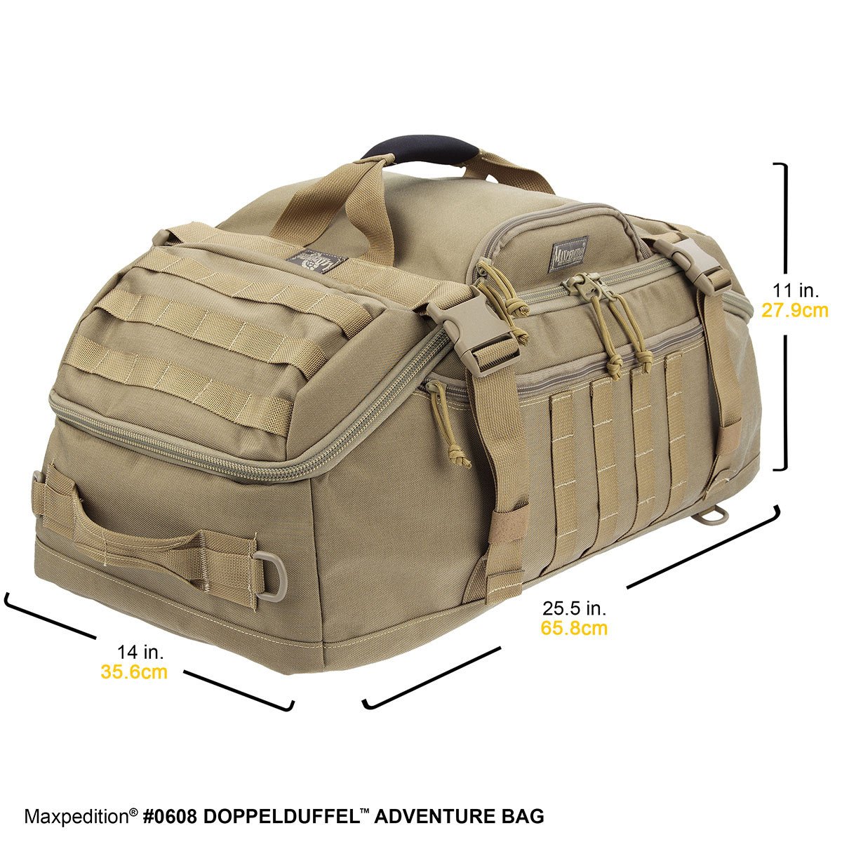 Maxpedition DOPPELDUFFEL Khaki Adventure Bag