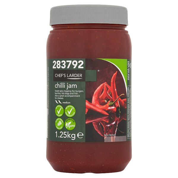 1.25kg Chef's Larder Chilli Jam - Bulk Food Ration Storage