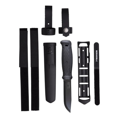Mora Garberg BlackBlade (C) with Multi-Mount Bushcraft Knife