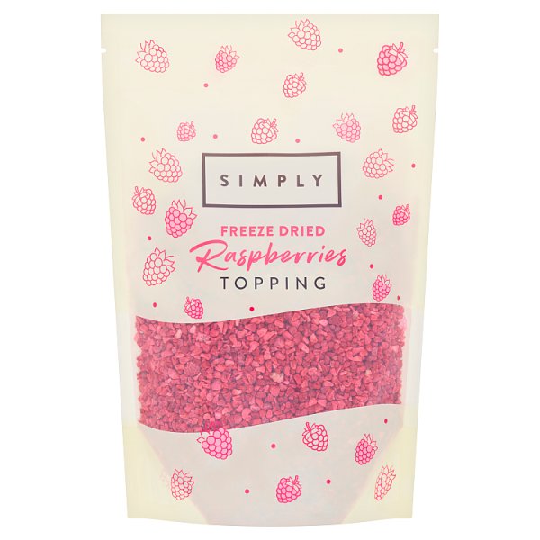 150g Simply Freeze Dried Raspberries Toppings - Bulk Food Ration Storage