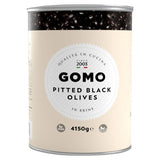 4150g Gomo Pitted Black Olives - Bulk Food Ration Storage