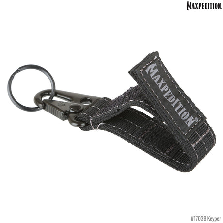 Maxpedition Black Keyper Keyring