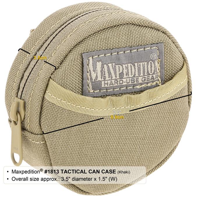 Maxpedition Black Tactical Can Case