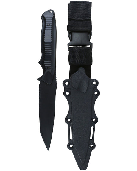 Kombat UK Airsoft Tanto Plastic Fixed Blade Dummy Knife - Black