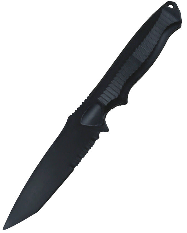 Kombat UK Airsoft Tanto Plastic Fixed Blade Dummy Knife - Black