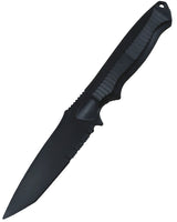 Kombat UK Airsoft Tanto Plastic Fixed Blade Dummy Knife - Black