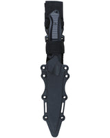 Kombat UK Airsoft Tanto Plastic Fixed Blade Dummy Knife - Black
