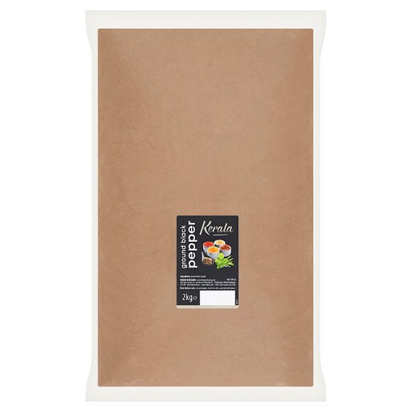 2kg Kerala Ground Black Pepper - Bulk Food Ration Storage