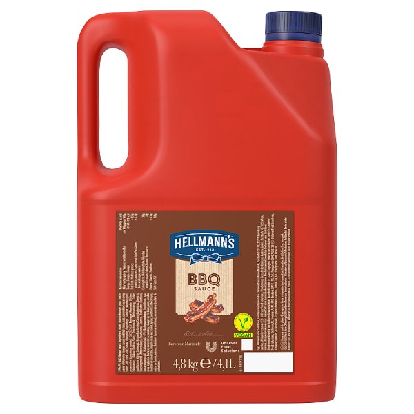 4.8kg Hellmann's BBQ Flavour Sauce - Bulk Food Ration Storage