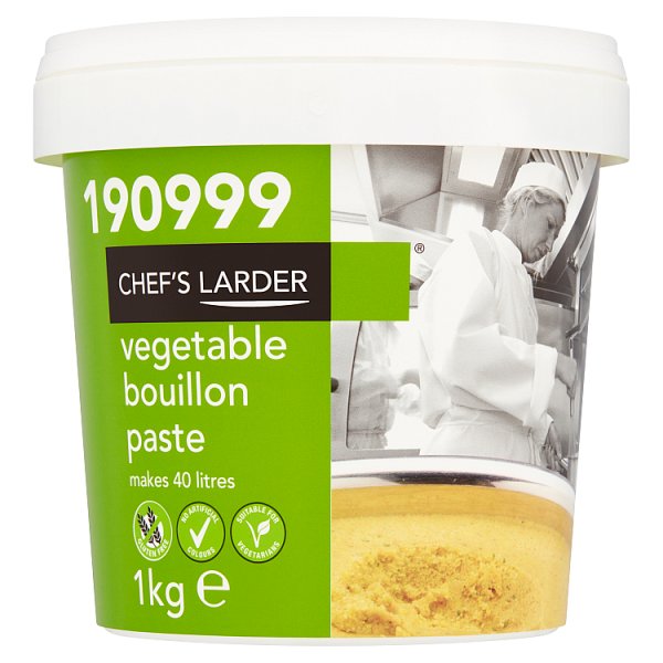 1kg Chef's Larder Vegetable Bouillon Paste - Bulk Food Ration Storage