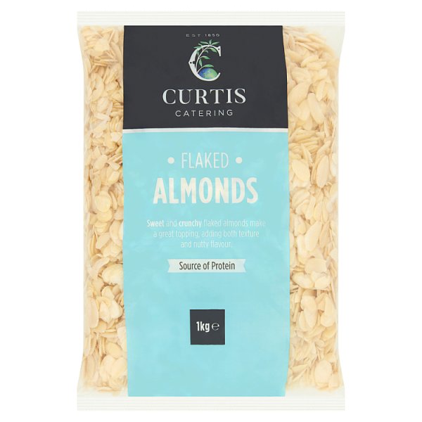 1kg Curtis Catering Flaked Almonds - Bulk Food Ration Storage