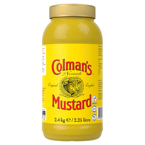 2.4kg Colman's Original English Mustard - Bulk Food Ration Storage