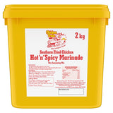 2kg Chicken Train Southern Fried Chicken Hot 'n' Spicy Marinade Dry Seasoning Mix - Bulk Food Ration Storage