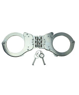 Kombat UK Triple Hinged Elite Speed Cuffs - Silver 0208