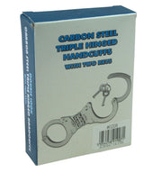 Kombat UK Triple Hinged Elite Speed Cuffs - Silver 0208